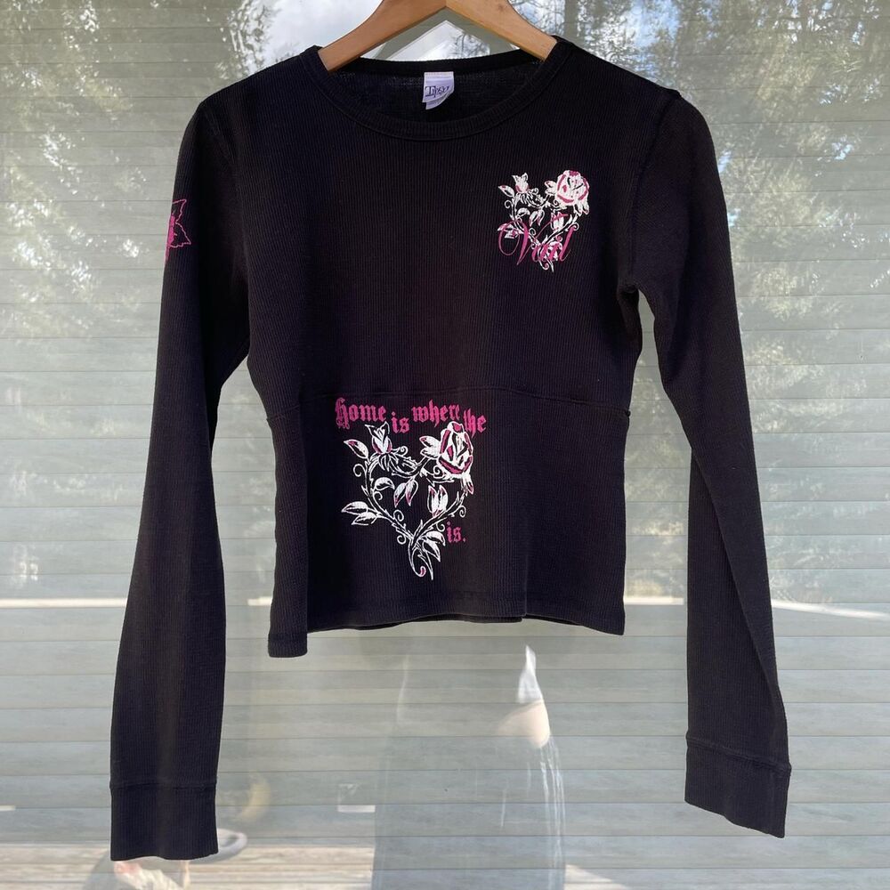 Rocky-mountain Women's Black and Pink Shirt